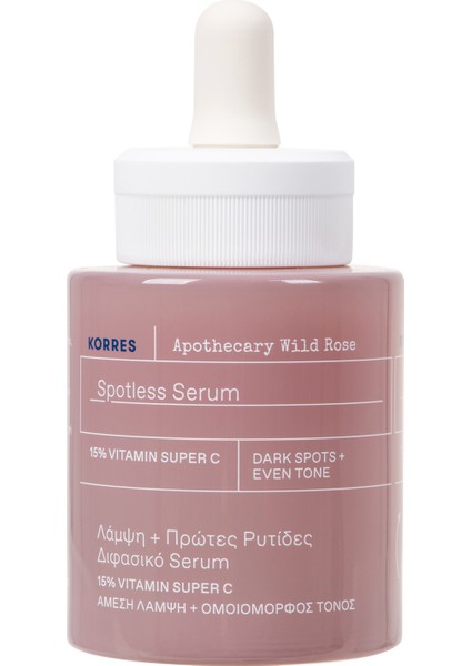 Apothecary Wild Rose Spotless Serum | 15% Vitamin Super C 30ML