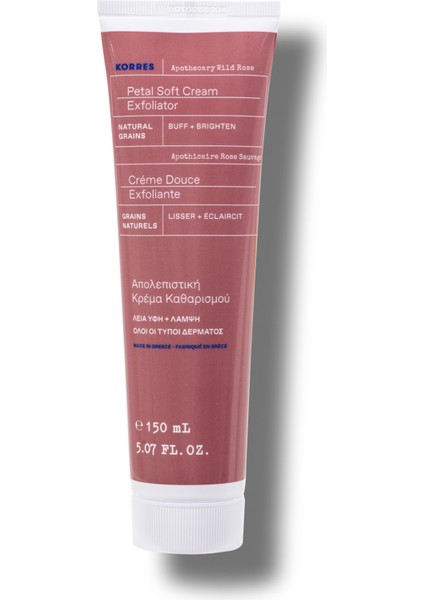 Apothecary Wild Rose Petal Soft Cream Exfoliator 150 ml