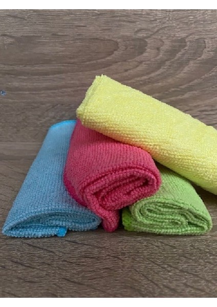 Mikrofiber Halı-Koltuk ve Yer Silme Bezi 4'lü