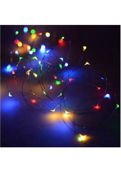 3mt Karışık Renkli Pilli Peri LED Dekoratif Tel LED Işık fiyatları