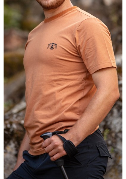 Kısa Kollu Pamuklu Basic T-Shirt