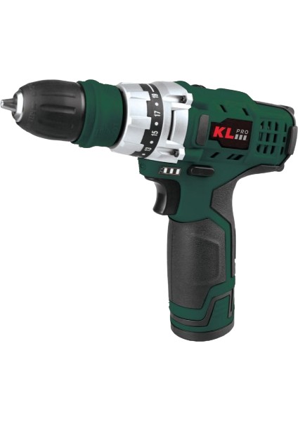 KL Pro  10.8VOLT/2.0AH Li-Ion Özel Aksesuarlı Prof. Matkap KLNM1020S