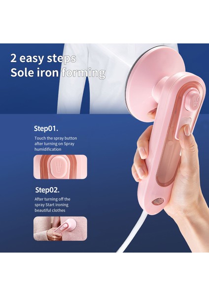 Elde Taşınabilir Buharlı Ütü - Pembe (Yurt Dışından) modelleri