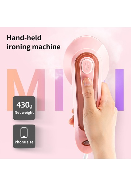 Elde Taşınabilir Buharlı Ütü - Pembe (Yurt Dışından) fırsatları