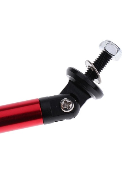 2 Adet Ayarlanabilir Araba Ön Tampon Dudak Ayırıcı Çubuk Dikme 15CM 5.9 Inç Kırmızı (Yurt Dışından)