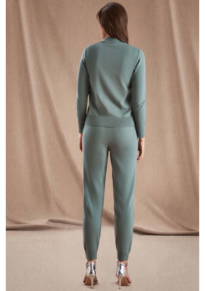 22509 Kemik Yeşil Triko Pantolon fiyatları