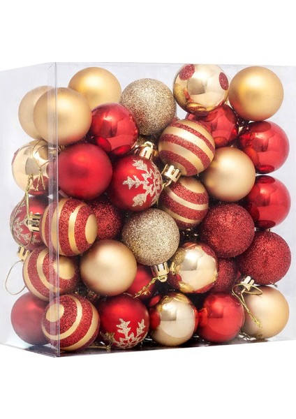 4 cm. 50 Paket Noel Asılı Top (Yurt Dışından)