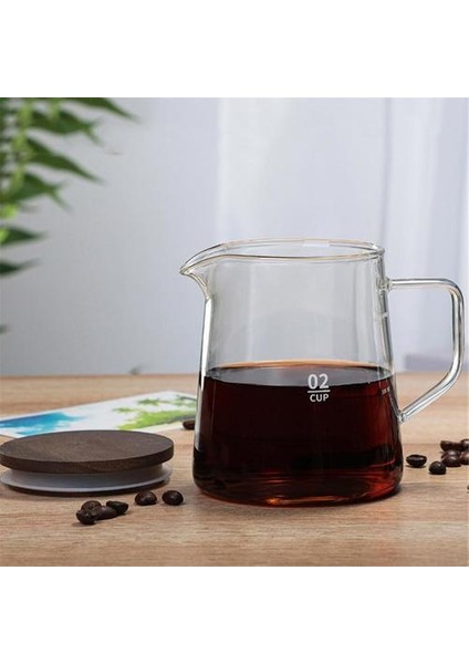 500 ml Cam Sürahi Isıya Dayanıklı Cam Sürahi Kapaklı Ev Çaydanlık Cam Kahve Sürahi Kahve Sıcak Çay | Kahve Tencere