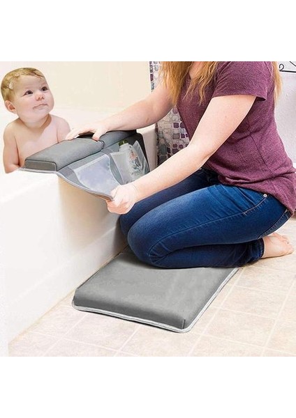 Dirsek Dinlenme Yıkanabilir Mat Bebek Yastık Kalın Mat Yıkanabilir Kayma Pad Kalın Güvenlik Pedi Bebek Desteği Gri Bath Kneler Rahat | Banyo Paspasları fiyatları