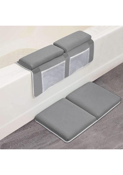 Dirsek Dinlenme Yıkanabilir Mat Bebek Yastık Kalın Mat Yıkanabilir Kayma Pad Kalın Güvenlik Pedi Bebek Desteği Gri Bath Kneler Rahat | Banyo Paspasları modelleri