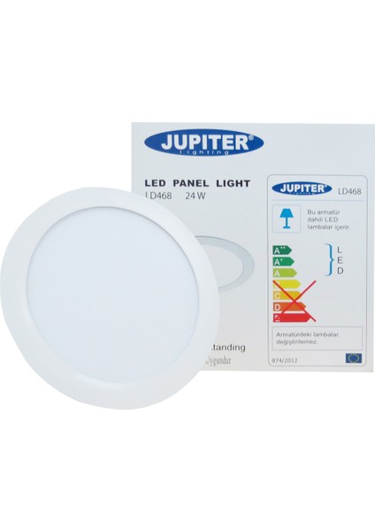 Jüpiter Slim LED Panel 24W 6500K LD468-B865
