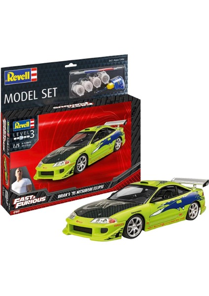 1:25 Fast & Furious Brian's '95 Mitsubishi Eclipse