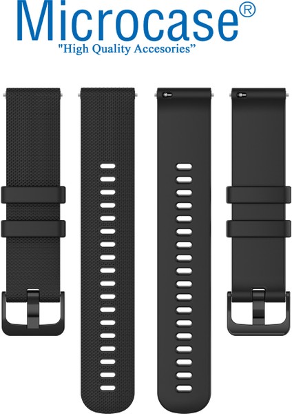 Samsung Galaxy Watch Active 2 46 mm Için Nokta Desenli Silikon Kordon Kayış - KY30