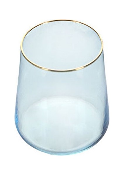 Soft Mavi Yaldızlı Ayaksız Su Bardağı 380 cc fiyatları