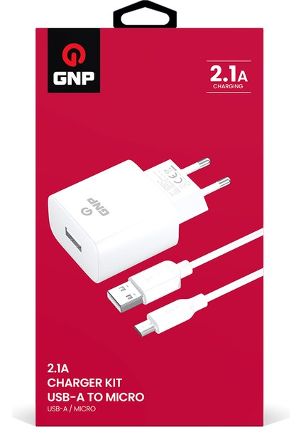 Gnp 2.1 Mah Micro USB Kablo ve Şarj Cihazı