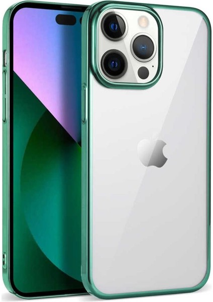 iPhone 14 Pro Kılıf Kenarları Renkli Lüx Pixel Kapak
