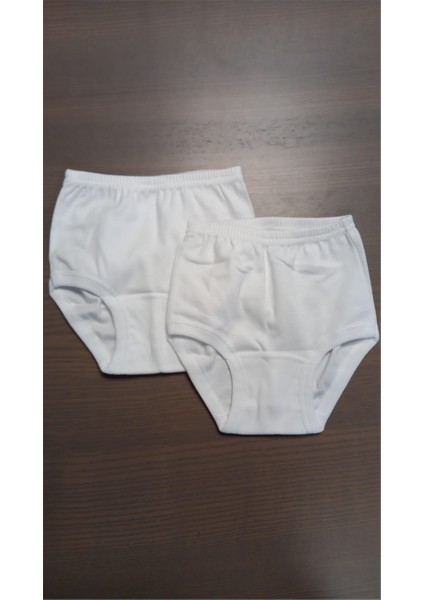 305 2'li Erkek Çocuk Slip-Beyaz