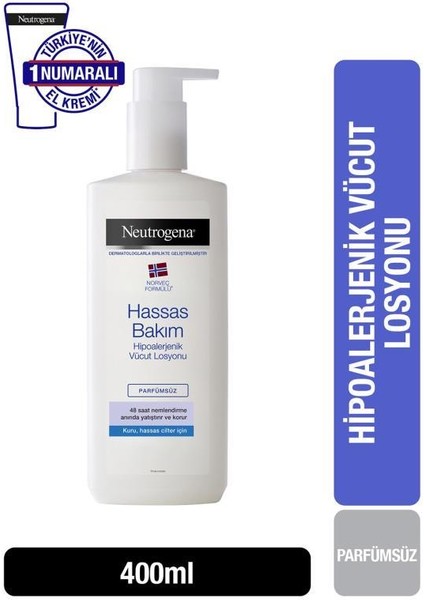 Deep Moisture Vücut Losyonu Parfümsüz Hassas Ciltler 400 ml