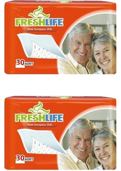 Freshlife Hasta Altı Yatak Koruyucu 60 x 90 - 30'lu Paket 2'li