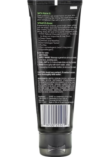 Charcoal Arındırıcı Detoks Yüz Maskesi 113GR fiyatları