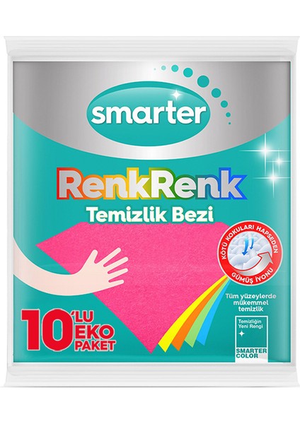 Renkrenk Temizlik Bezi 10 Lu