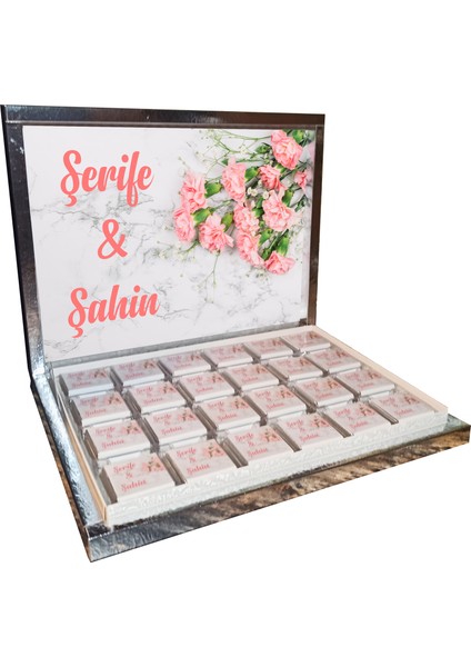 Söz Nişan Nikah Çikolatası 72 Adet Madlen Çikolata