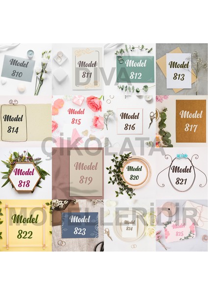 Söz Nişan Nikah Çikolatası 72 Adet Madlen Çikolata