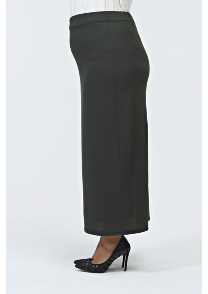 Kadın Büyük Beden Ottoman Çelik Kalem Etek Kışlık Örme Kumaş indirimleri