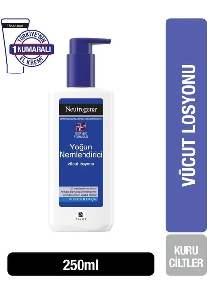 Neutrogena® Norveç Formülü Yoğun Nemlendirici Vücut Losyonu (Parfümlü) 250 ml