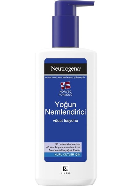 Neutrogena® Norveç Formülü Yoğun Nemlendirici Vücut Losyonu (Parfümlü) 250 ml