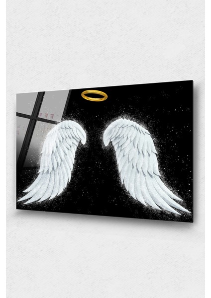 Melek Kanatları Cam Tablo, Duvar Dekor, Büyük Tablo, Cam Duvar Tablo fiyatları