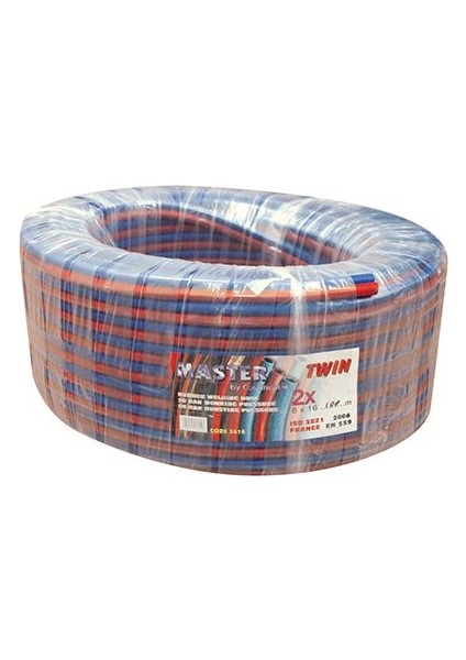 Master Twin 8X16 Ikili Kaynak Hortumu 100 Metre