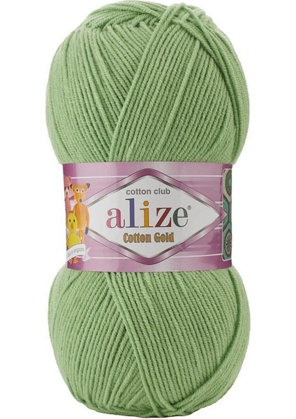 Cotton Gold Pastel Yeşil El Örgü Ipliği