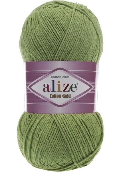 Cotton Gold Yağ Yeşil El Örgü Ipliği