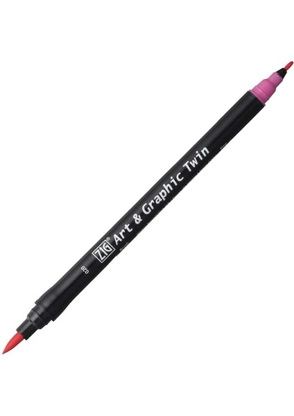 Art&graphic Twin Çift Uçlu Keçe Grafik Kalemi 20 Pink