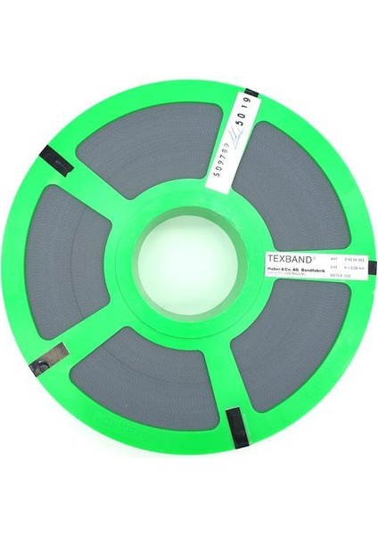 Band 6x0,33 mm Brisoley Panjur Kaldırma Tekstil Bandı Gri 500 Metre