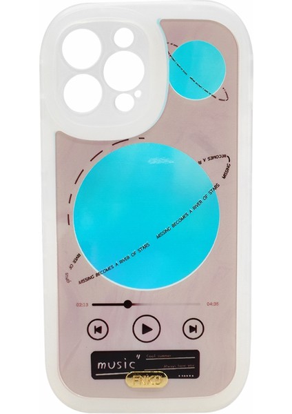 Apple iphone 13 Pro Max Uyumlu Şeffaf Desenli Arka Koruma