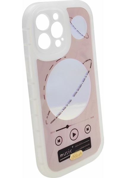 Apple iphone 13 Pro Max Uyumlu Şeffaf Desenli Arka Koruma