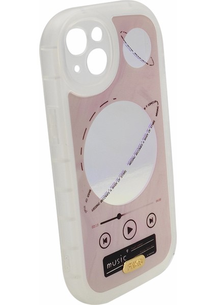 Apple iphone 13 Uyumlu Şeffaf Desenli Arka Koruma