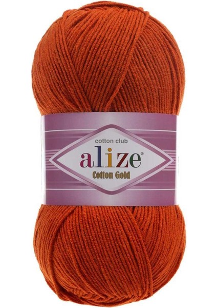 Cotton Gold Kiremit El Örgü Ipliği