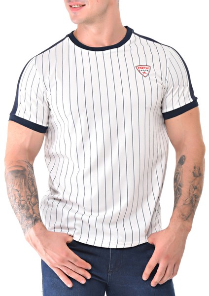 S.p.q.o.r Erkek T-Shirt Lıberalıs Beyaz