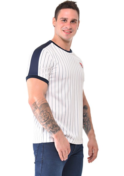 S.p.q.o.r Erkek T-Shirt Lıberalıs Beyaz