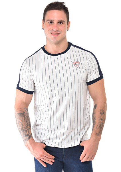 S.p.q.o.r Erkek T-Shirt Lıberalıs Beyaz