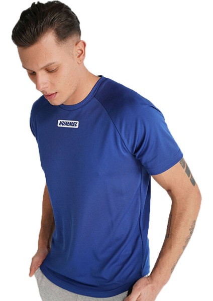 Hmlt-Te Topaz T-Shırt Mavi Erkek T-Shirt 911622-1010