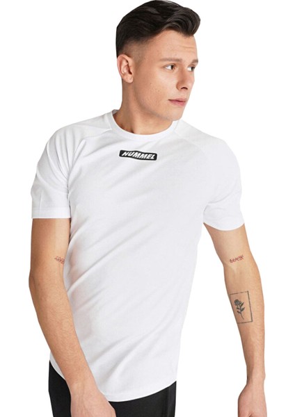 Hmlt-Te Topaz Erkek Beyaz Tişört
