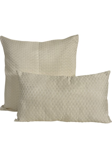 Keten Kumaş 2'li Kombin Lüx Dekoratif Kırlent Kılıfları