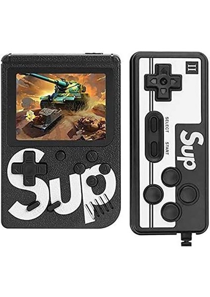 Taşınabilir Video Oyun Konsolu 3" 400 Oyunlu Mini Atari Gameboy 2 Oyunculu