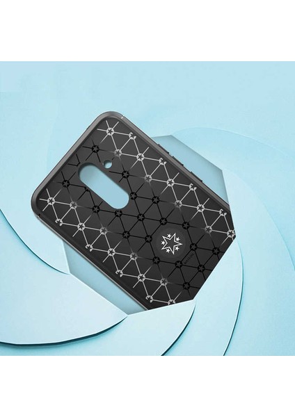 Huawei Mate 20 Lite Kılıf Metal Yüzüklü Standlı Yumuşak Ravel Silikon Kapak fırsatları