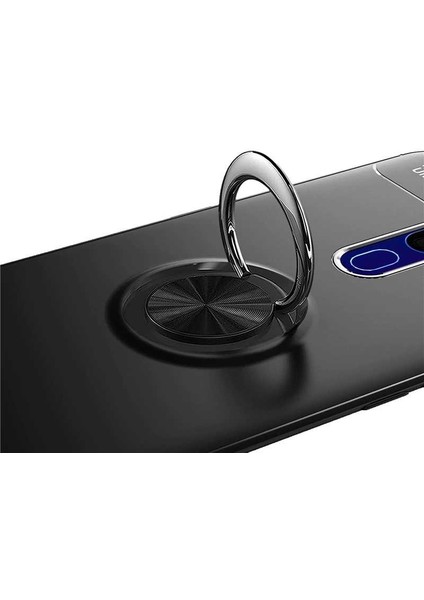 Oppo A9 2020 Kılıf Metal Yüzüklü Standlı Yumuşak Ravel Silikon Kapak fırsatları