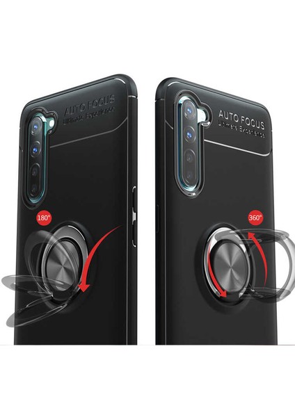 Oppo Reno 3 Kılıf Metal Yüzüklü Standlı Yumuşak Ravel Silikon Kapak fiyatları